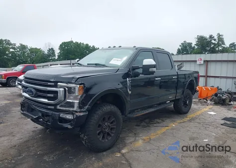 2022 Ford F250 Platinum из США, поврежденный, VIN 1FT7W2BN9NEE96881